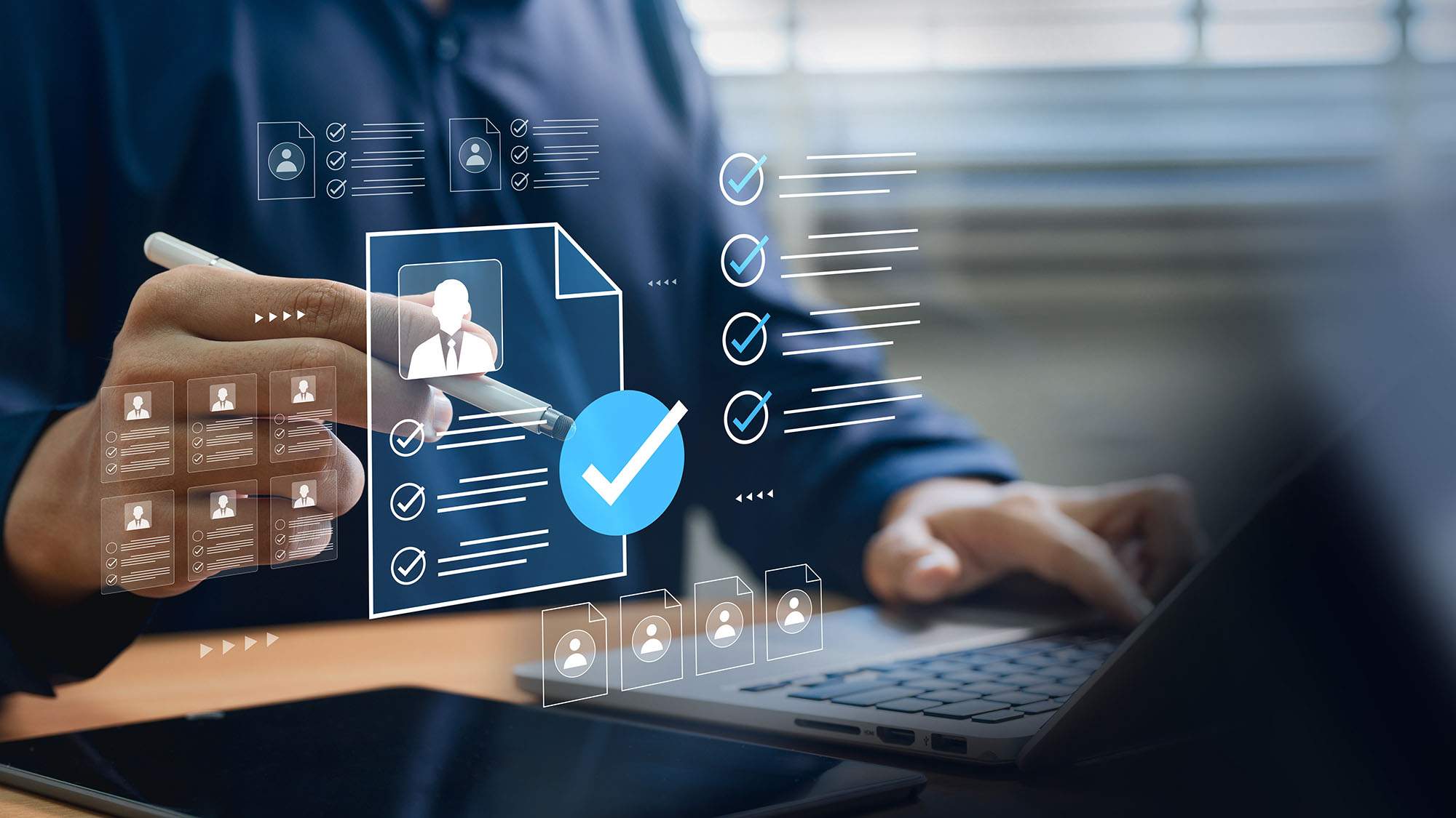 A business technology class