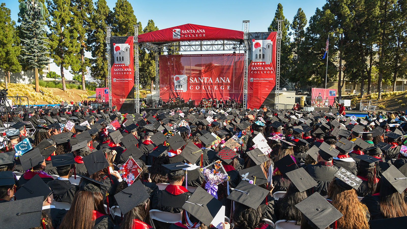 rows of graduates at 2025 Commencement