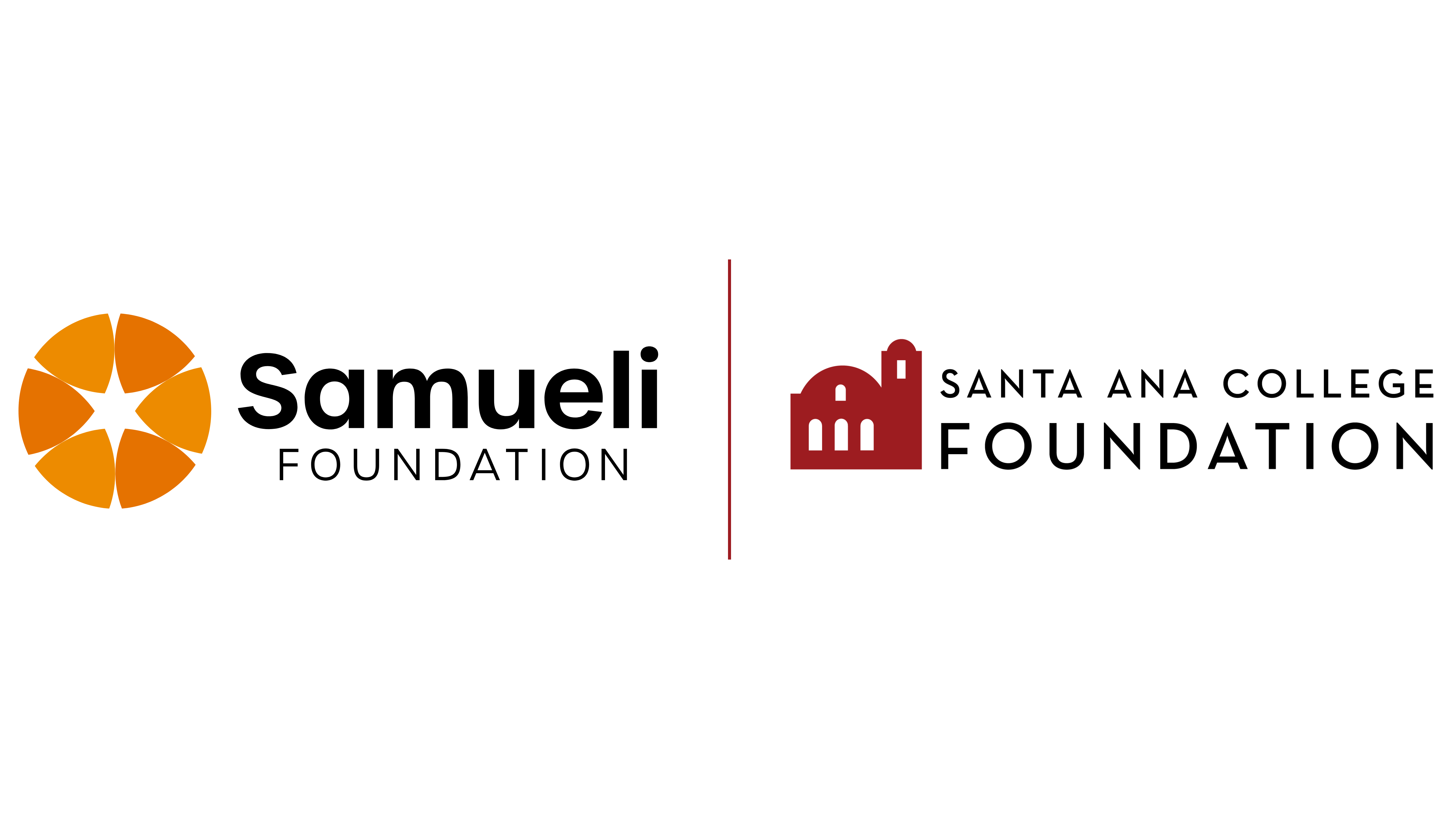 Samueli Foundation logo and SAC Foundation Logo